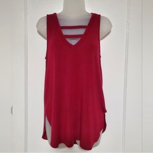 Express One Eleven strappy v-neck london tank